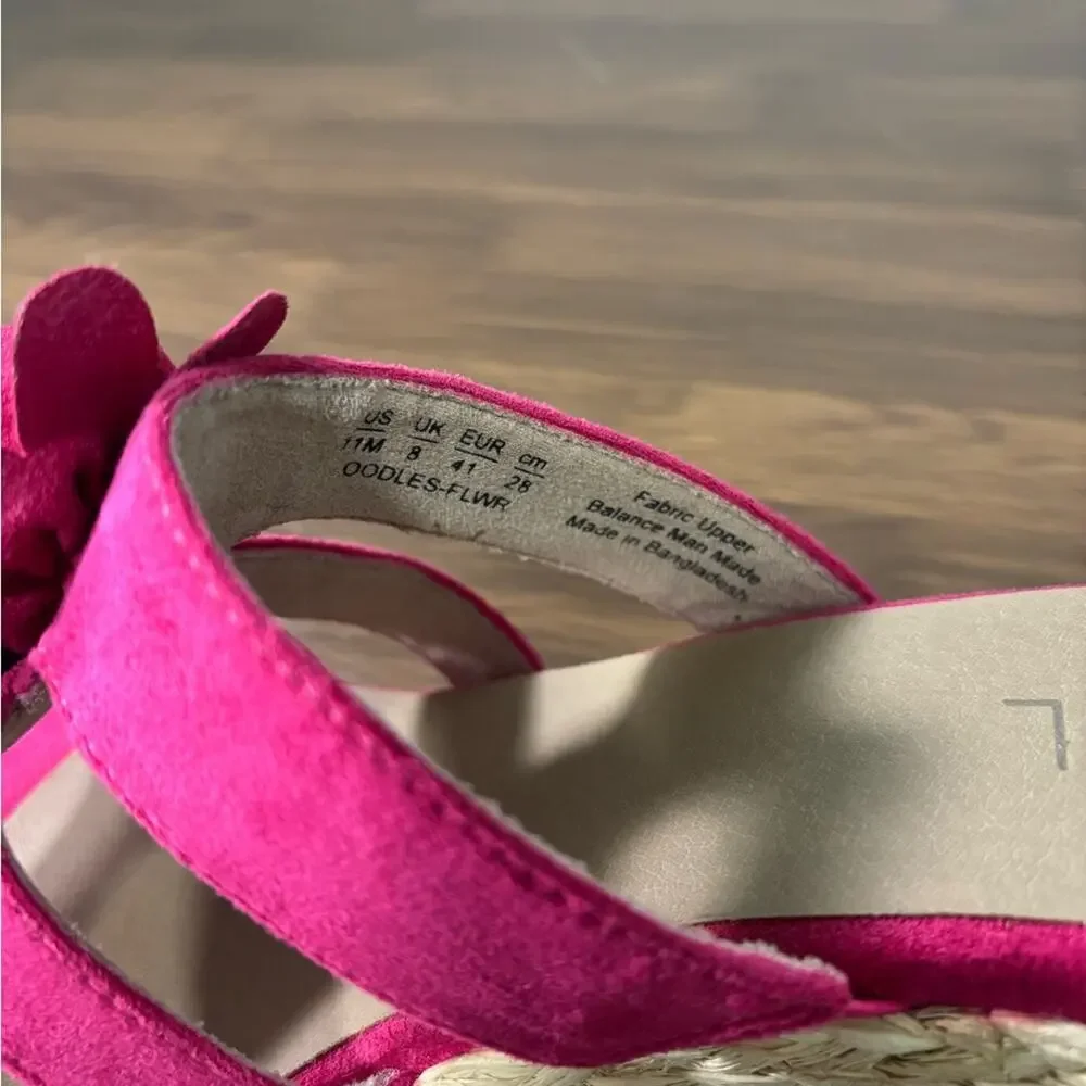 SOUL Naturalizer Pink Floral Espadrilles‎ NWOT Size 11
